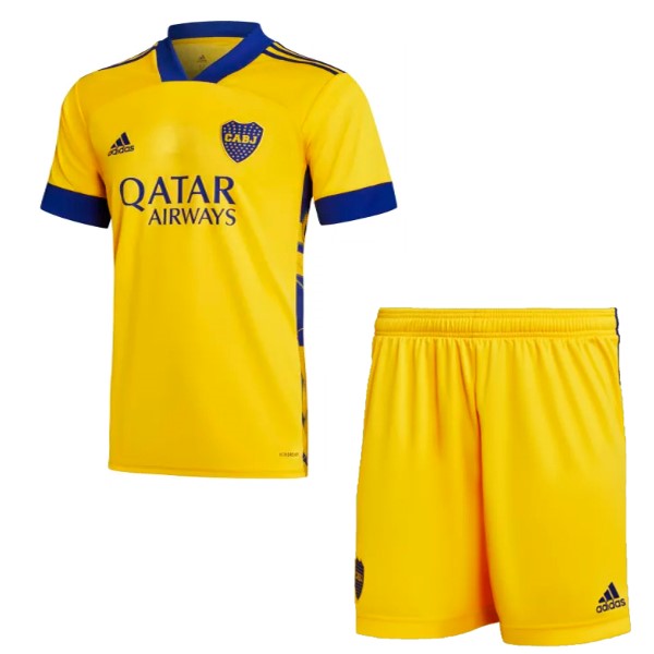 Camiseta Boca Juniors Replica Tercera Ropa Niños 2020/21 Amarillo